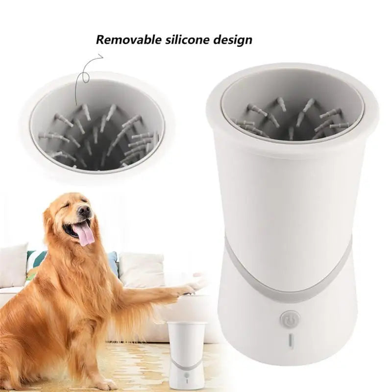 Automatic Dog Paws Cleaner Pet Foot Washer  - Silicone Cleaner Cup