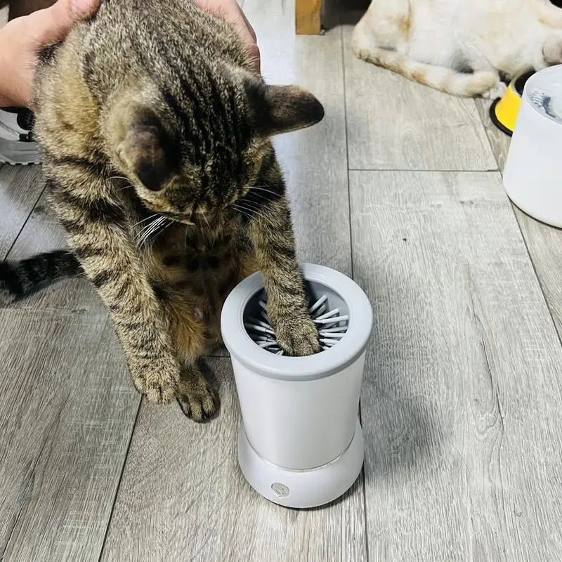 USB Rechargeable Electric Dog Paw Cleaner Automatic Pet Foot Paw Cleaner Cat and Dog Massage Foot Wash Cup Pets Cleaning Tools