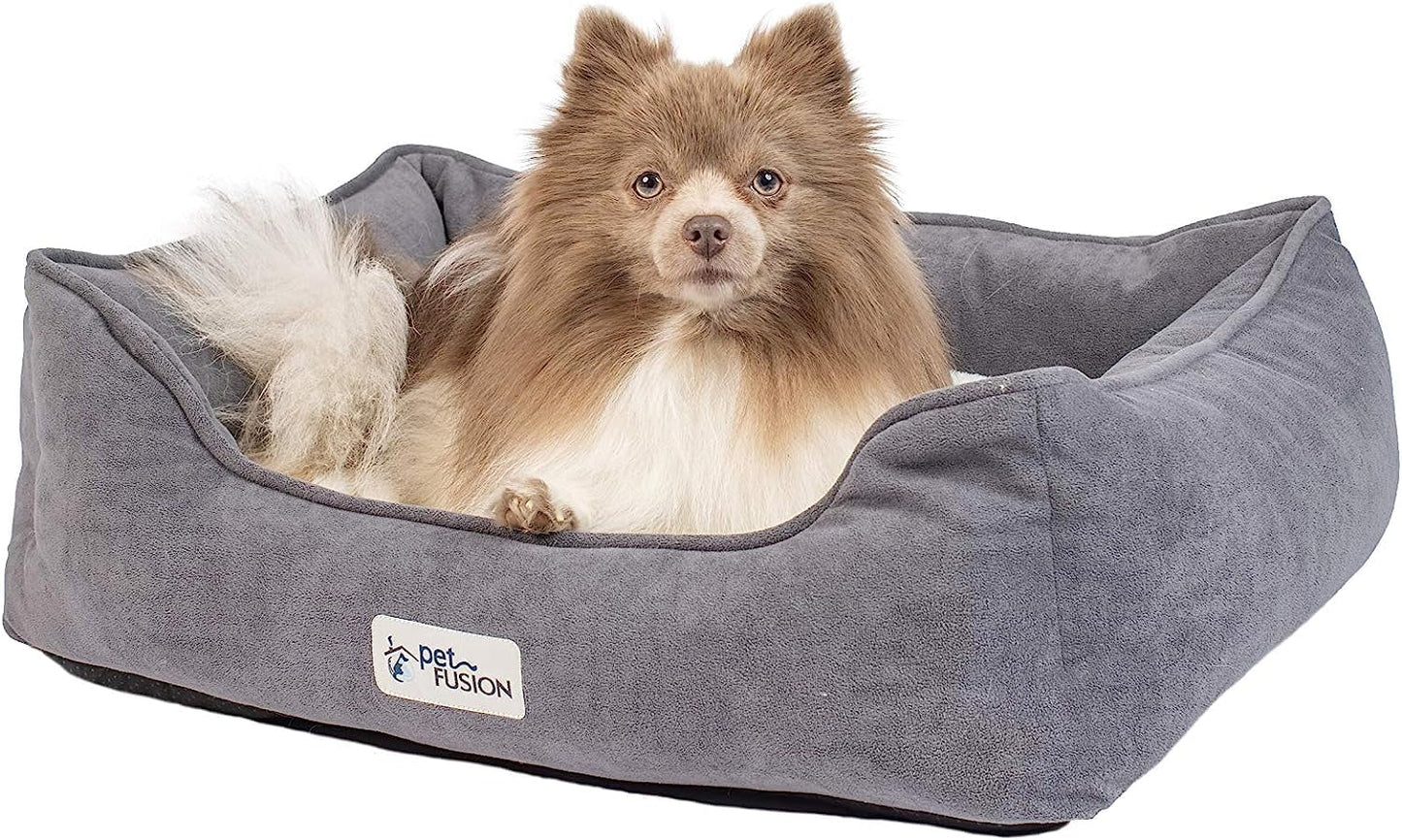 Calming Cuddler Dog & Cat Bed | Anti-Anxiety Dog Bed for Medium Dogs & Cats 