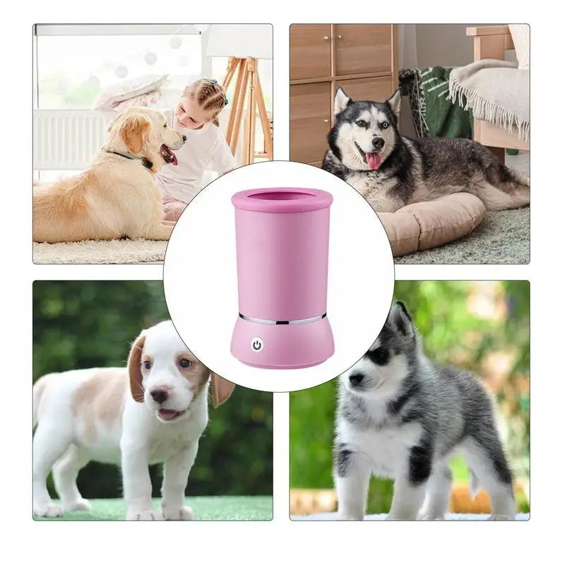 USB Rechargeable Electric Dog Paw Cleaner Automatic Pet Foot Paw Cleaner Cat and Dog Massage Foot Wash Cup Pets Cleaning Tools